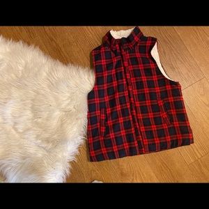 Plaid vest